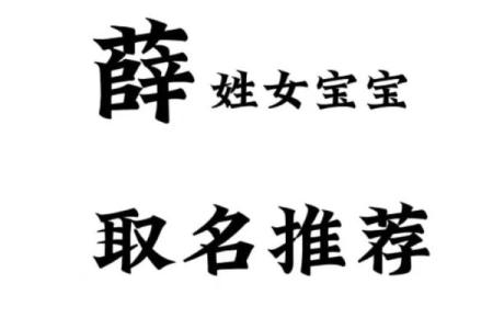 薛姓女孩名字大全-薛姓女孩起名字大全-薛姓名字大全姓名